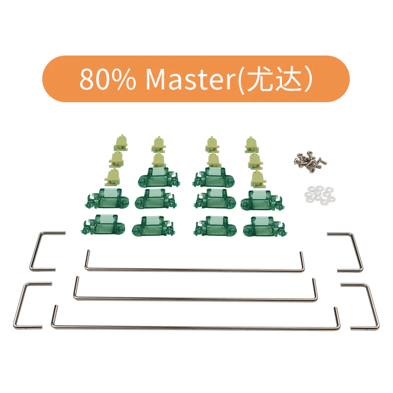 MelGeek Transparent PCB Screw in Stabilizer for Mechanical Keyboard - Image 10