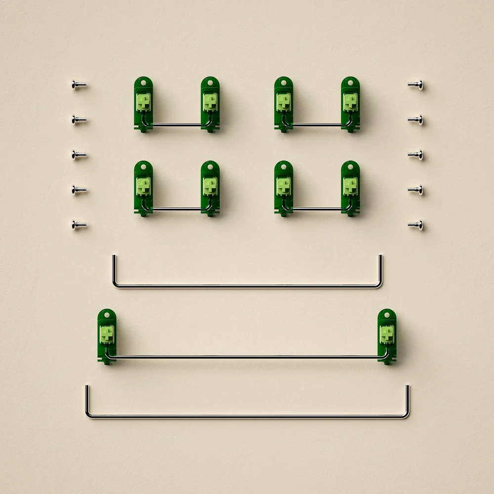 MelGeek Transparent PCB Screw in Stabilizer for Mechanical Keyboard - Image 4